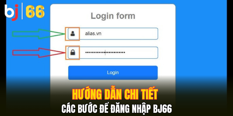Hướng dẫn chi tiết các bước để đăng nhập Bj66